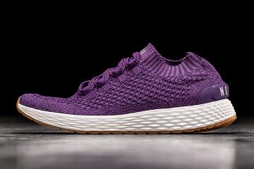 Purple Nobull Royal Knit Runner Men's Running Shoes | CA U1031Z